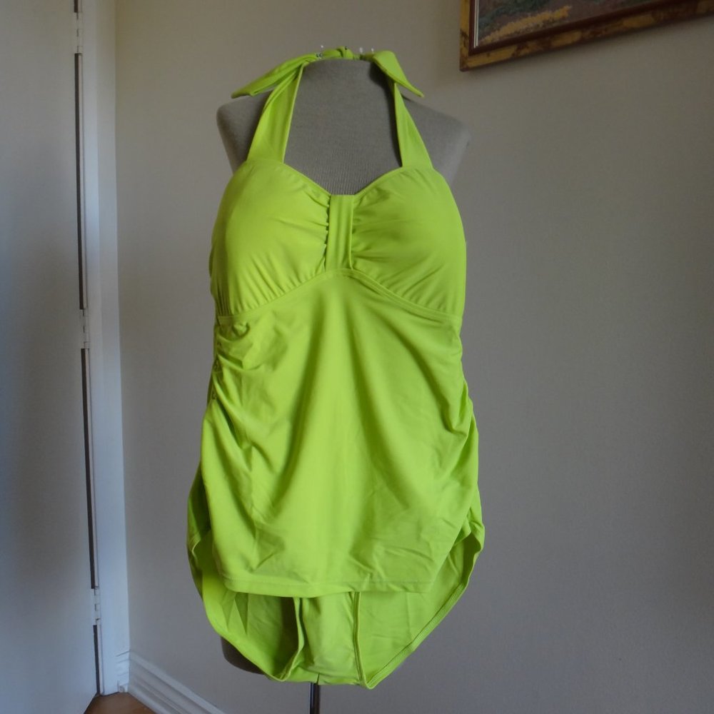 One pieces Swimsuit Big Bust Body Halter Size 1X